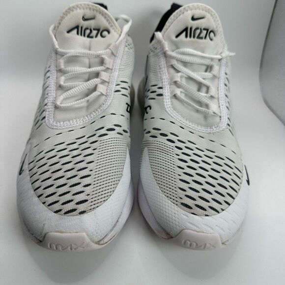 Nike Air Max 270 Shoes Women Size 8 White Black Athletic Running Gym  Cushioned - Picture 3 of 13
